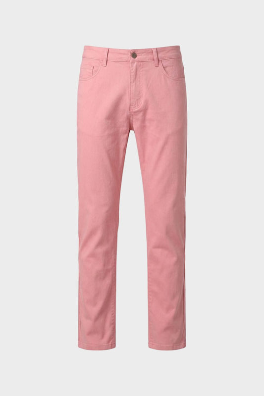 Men's Slim Fit Chino Trousers with Pockets