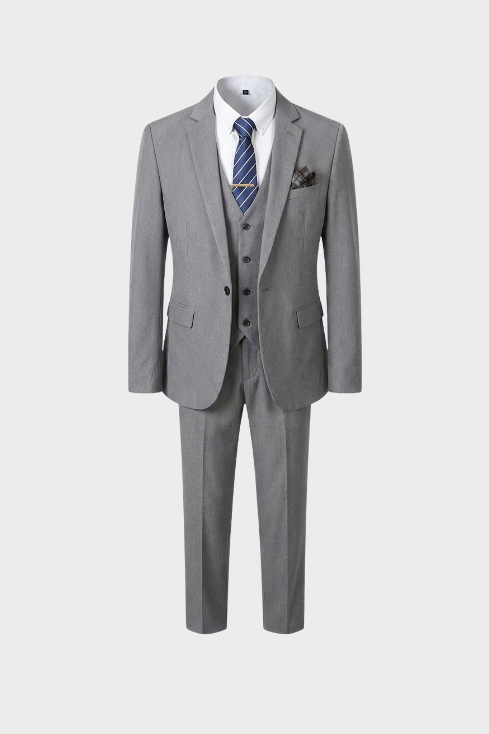Men's Slim Fit Three-Piece Suit