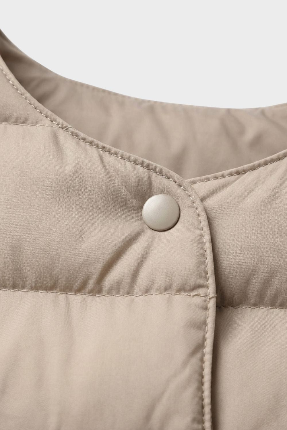 Women's Quilted Jacket Lightweight with Press Studs