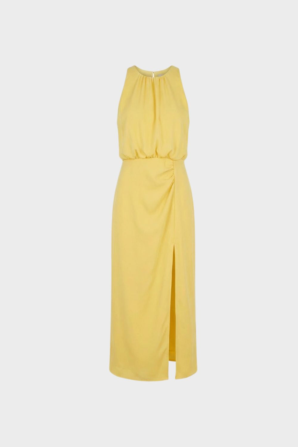 Women's Midi Dress Sleeveless with Slit
