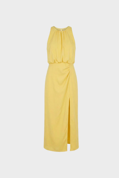 Women's Midi Dress Sleeveless with Slit