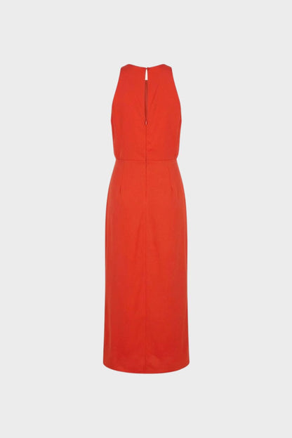 Women's Midi Dress Sleeveless with Slit