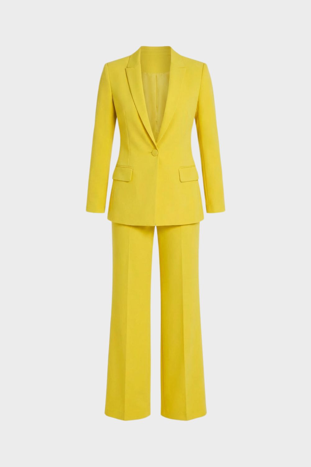 womens tailored blazer and wide leg trouser suit set formal outfit | Camden-London