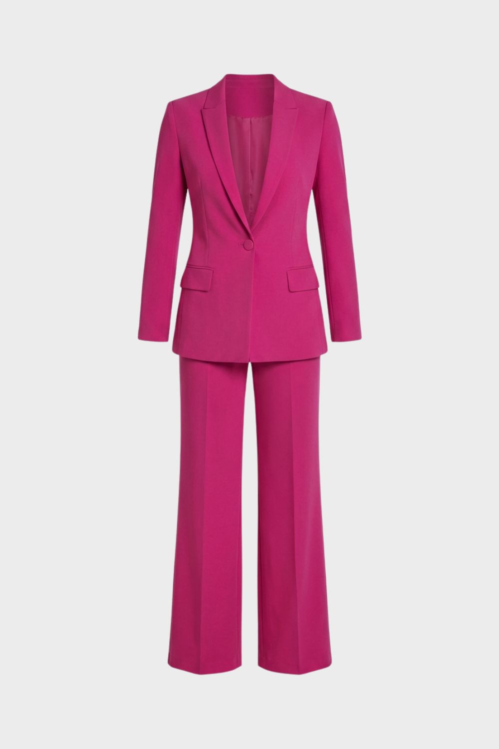 womens tailored blazer and wide leg trouser suit set formal outfit | Camden-London