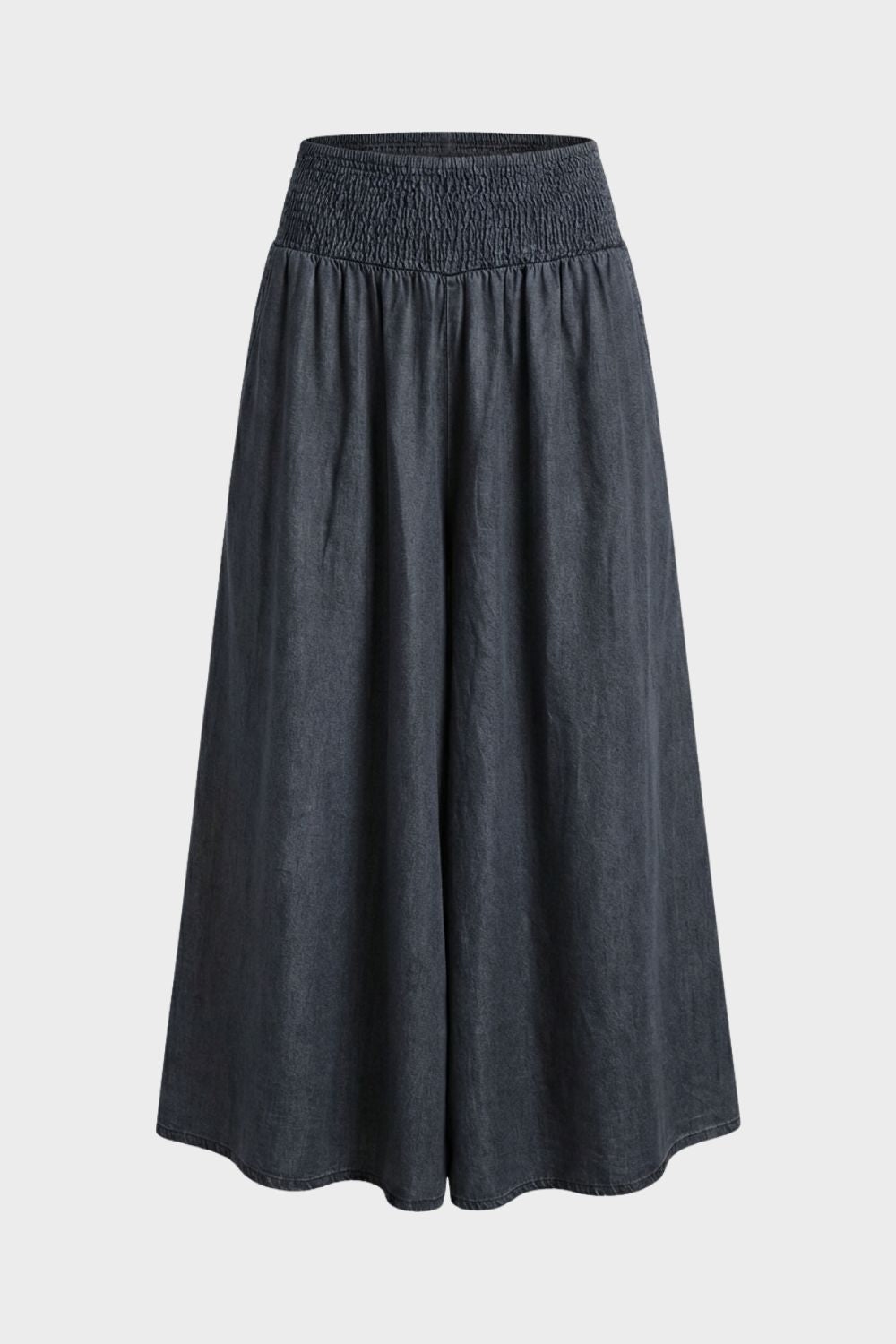 Rock Women's Maxi Skirt with Elastic Waist in A-Line