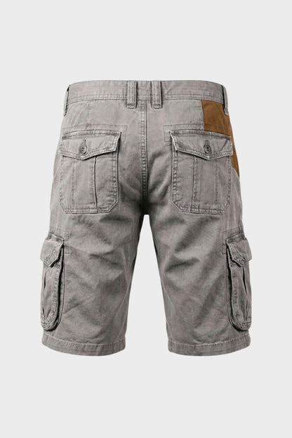 Men's Cargo Shorts with Pockets and Belt