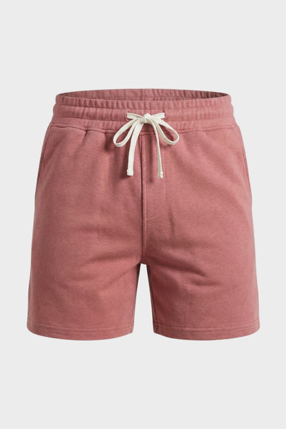Men's Sweat Shorts with Waistband and Drawstring