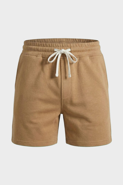 Men's Sweat Shorts with Waistband and Drawstring