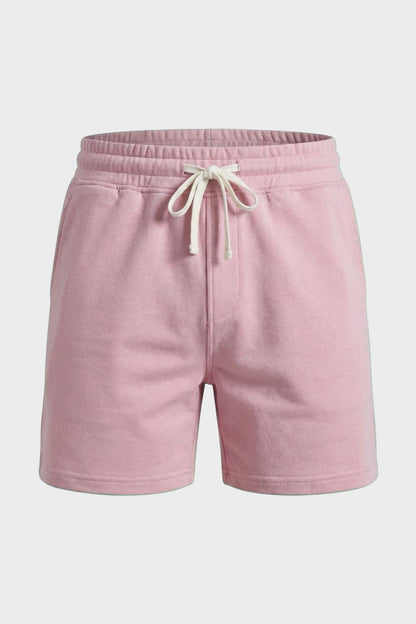 Men's Sweat Shorts with Waistband and Drawstring