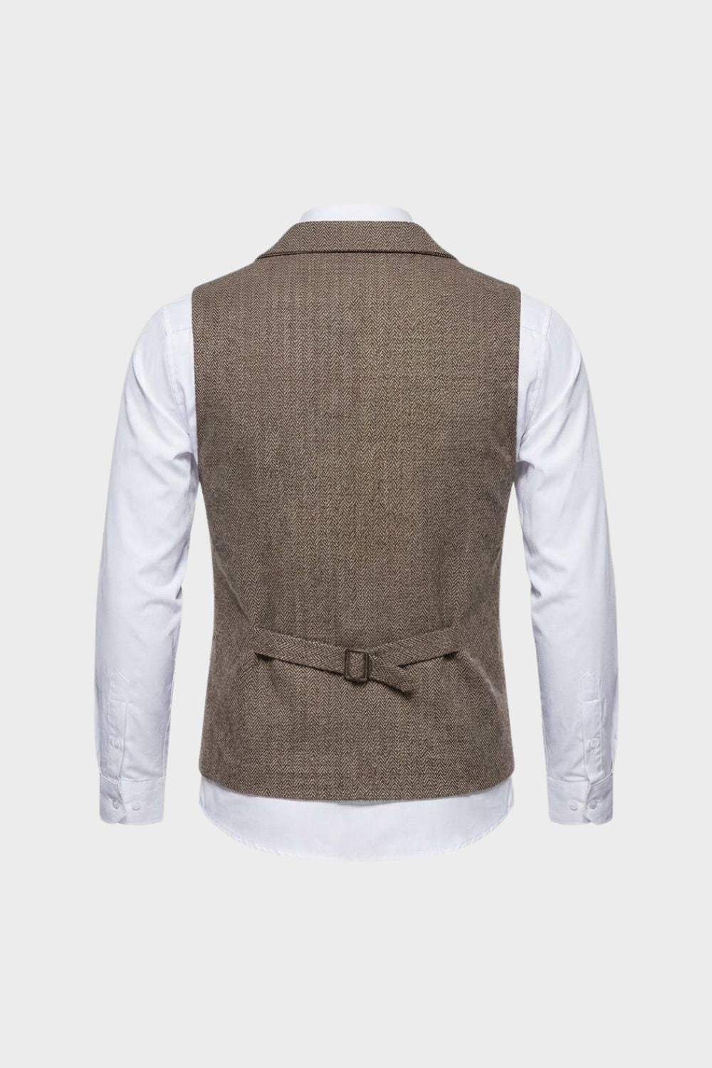 Men's Waistcoat with Button Placket and Pockets