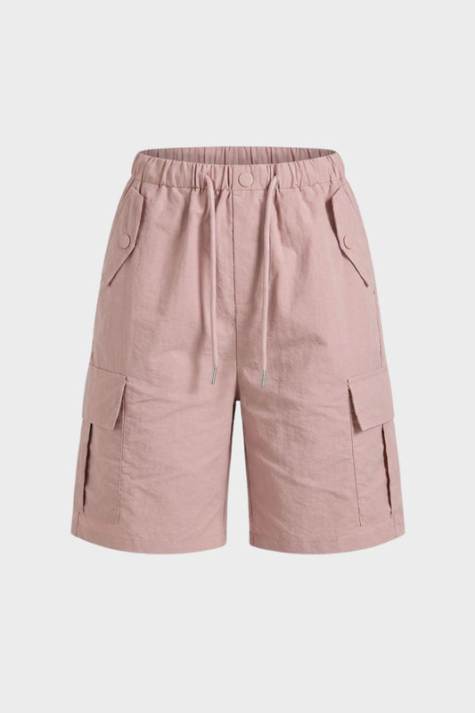 Women's Cargo Shorts with Elasticated Waist