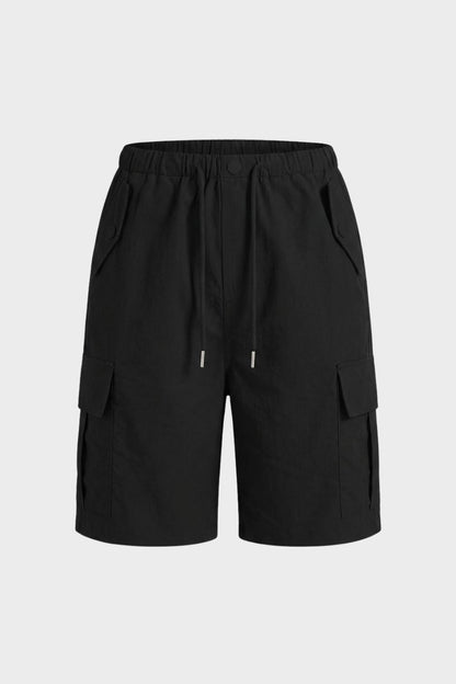 Women's Cargo Shorts with Elasticated Waist
