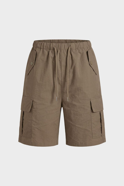 Women's Cargo Shorts with Elasticated Waist
