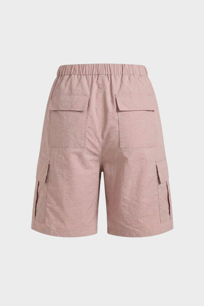 Women's Cargo Shorts with Elasticated Waist