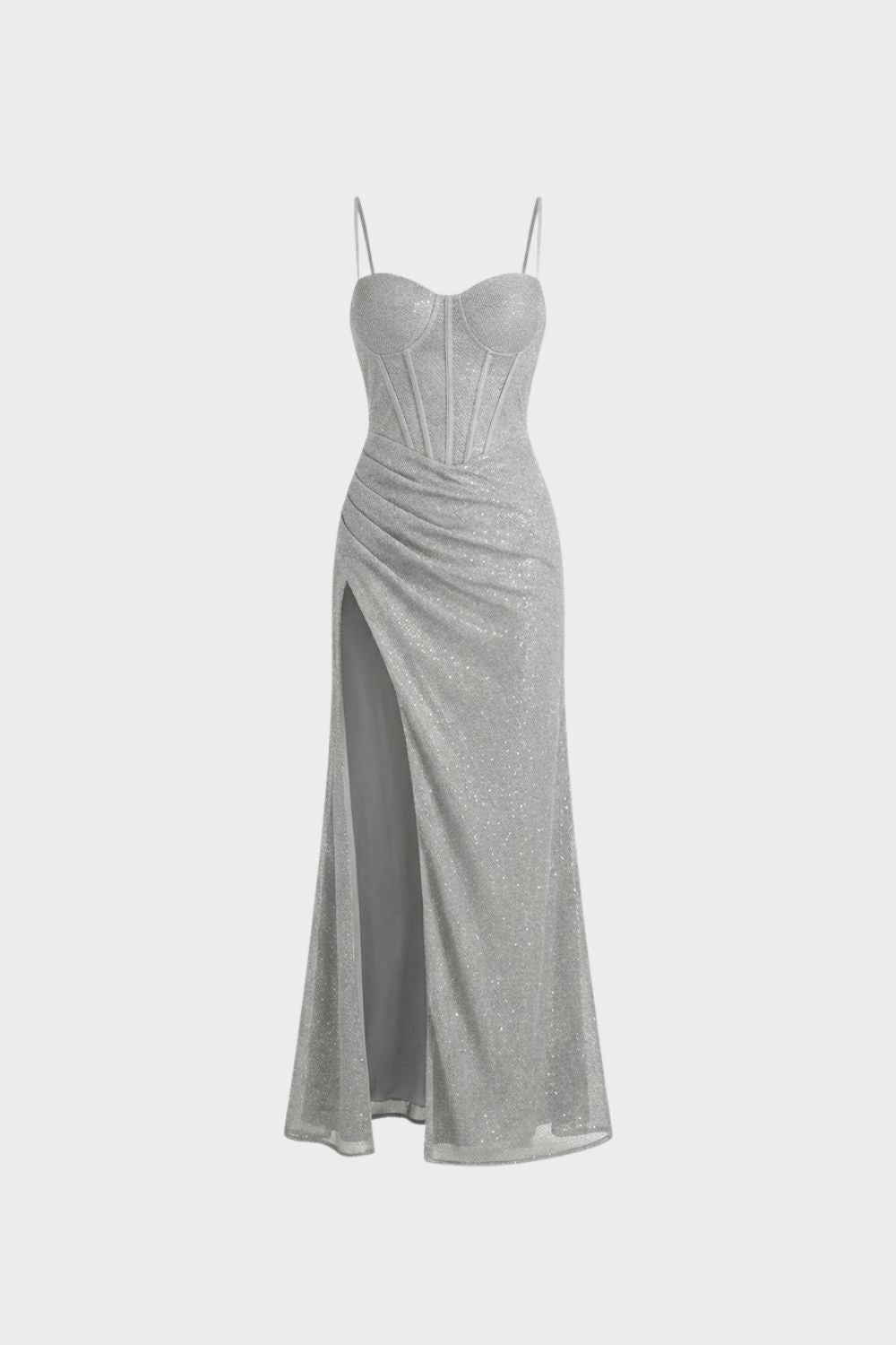 Women's Evening Dress Long with Spaghetti Straps