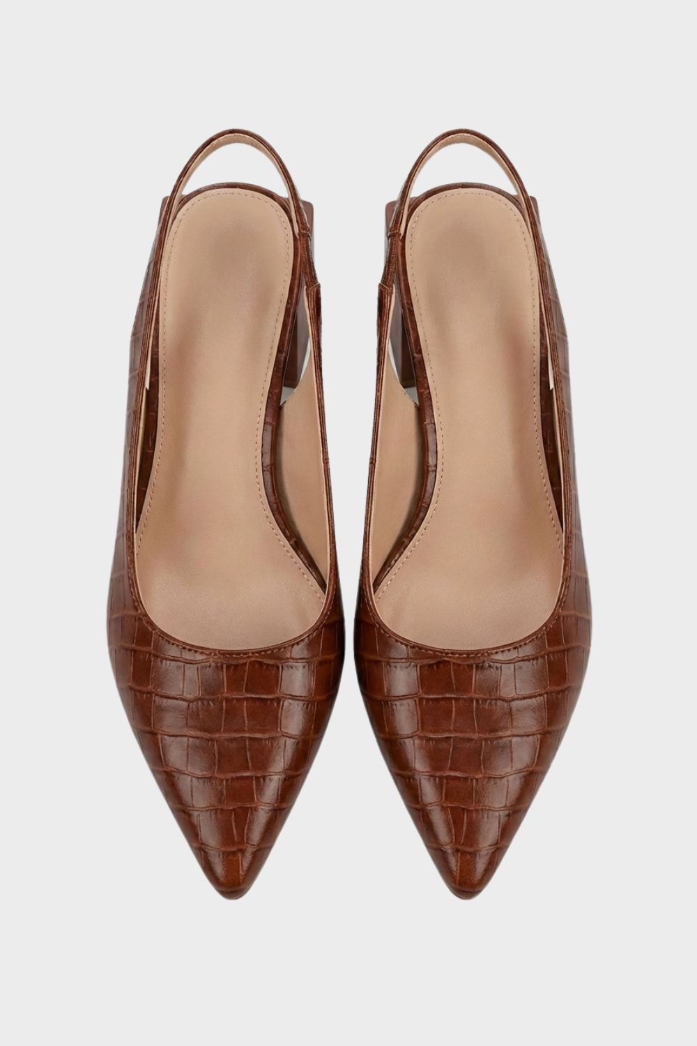 womens pointed toe slingback heels elegant dress shoes | Camden-London