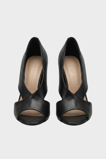 Women's Peeptoe Pumps with Stiletto Heel