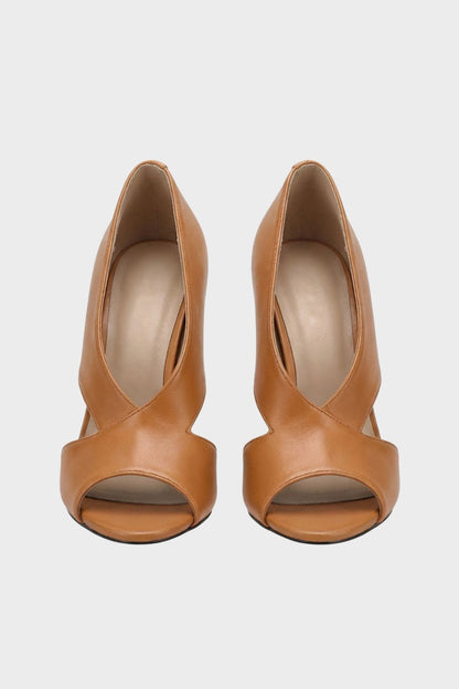 Women's Peeptoe Pumps with Stiletto Heel
