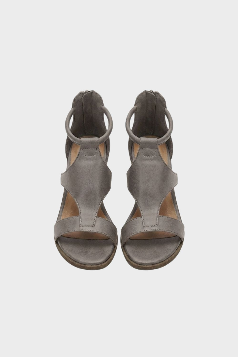 Women's Sandals with Ankle Strap and Block Heel