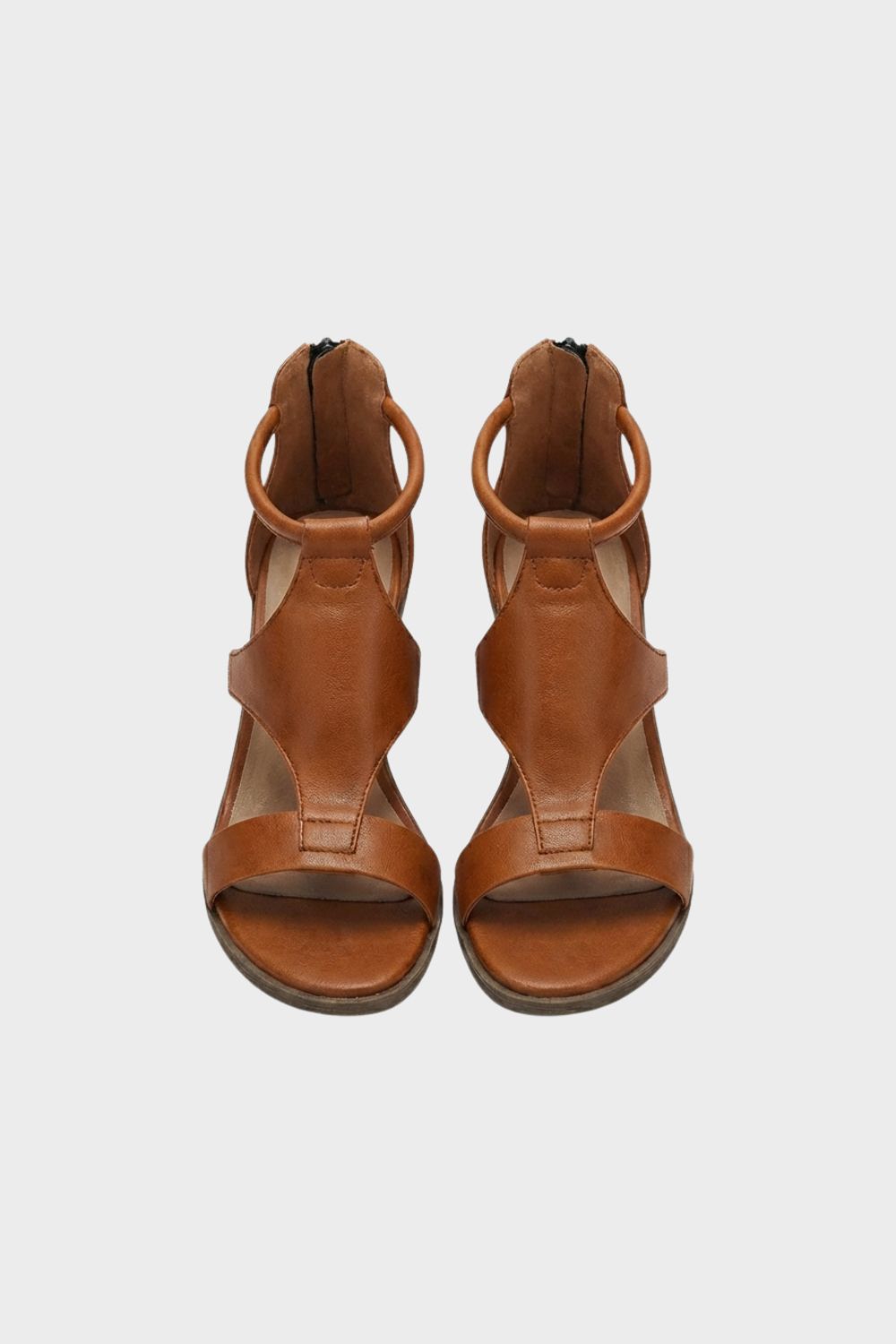 Women's Sandals with Ankle Strap and Block Heel