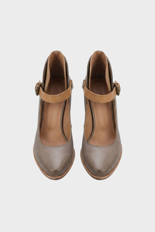 Women's Pumps with Straps and Block Heel