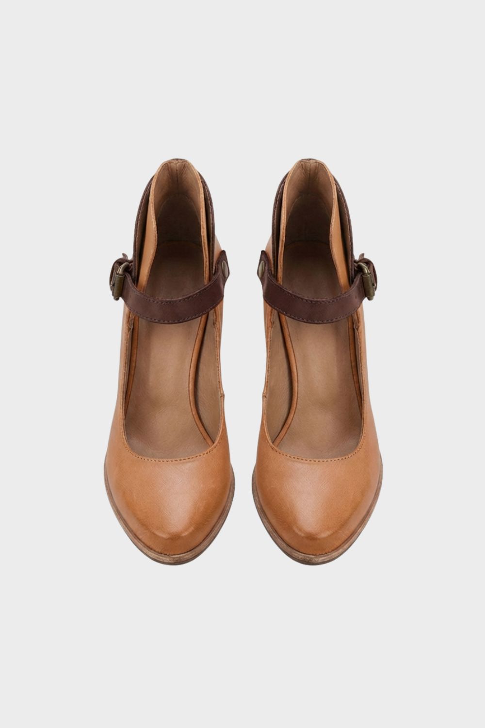 Women's Pumps with Straps and Block Heel