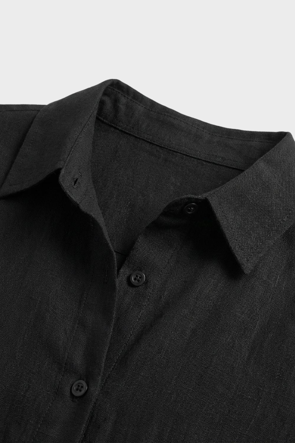 Women's Long Shirt Dress with Button Placket