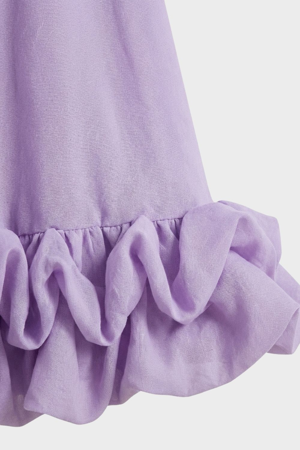 Midi Dress for Women with Straps and Ruffles