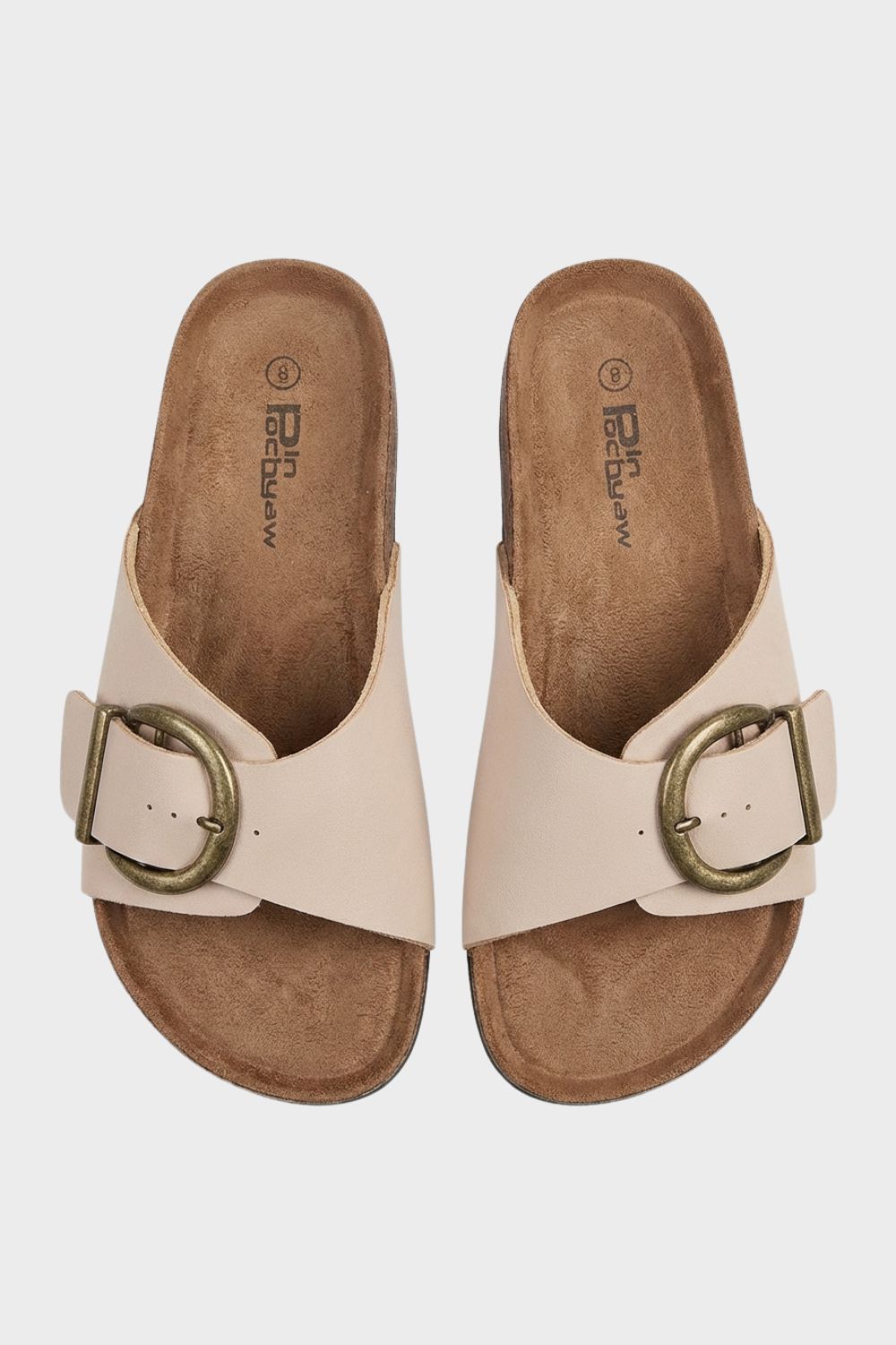 Women's Mules with Buckle and Footbed