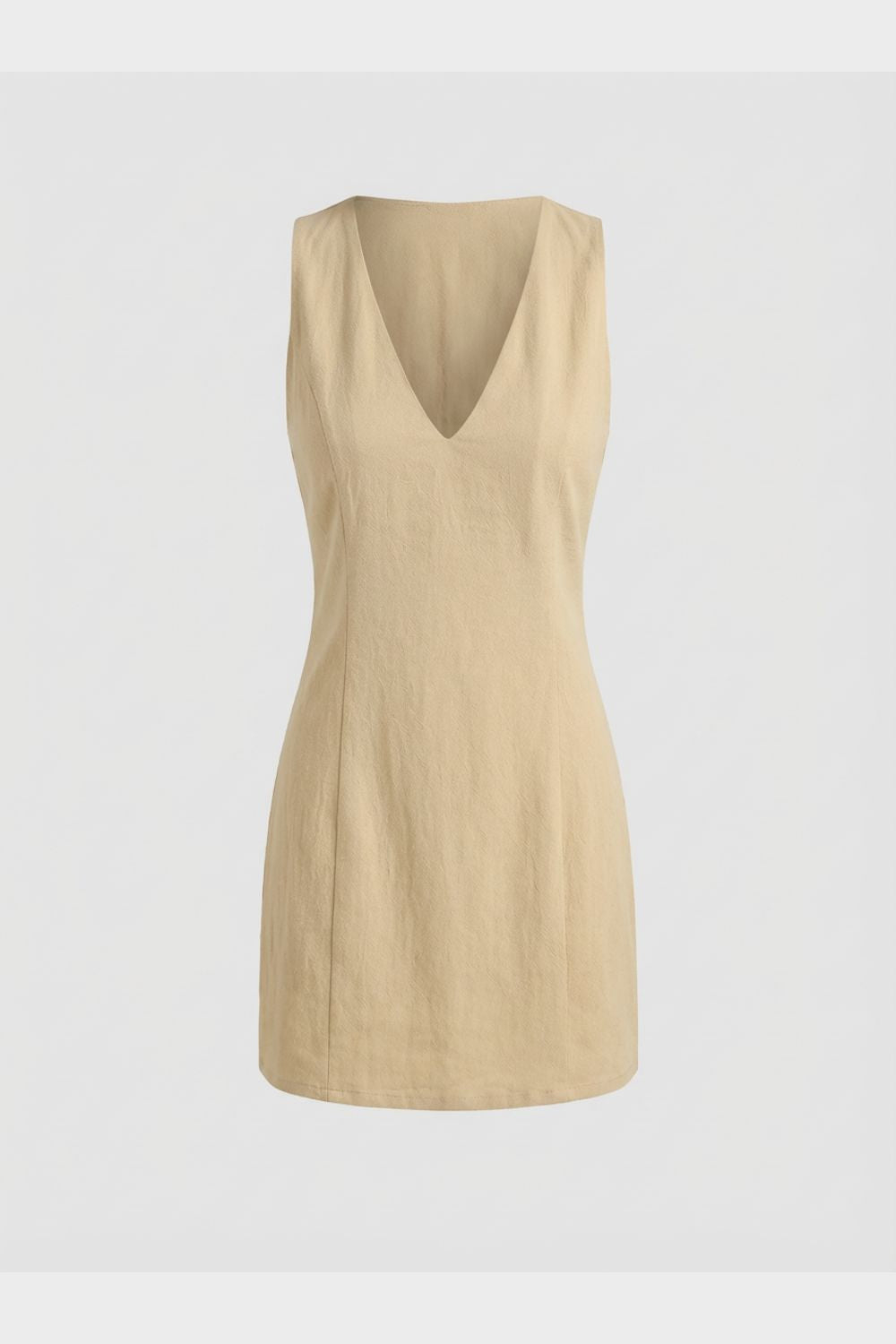Women's A-Line Dress with V-Neck