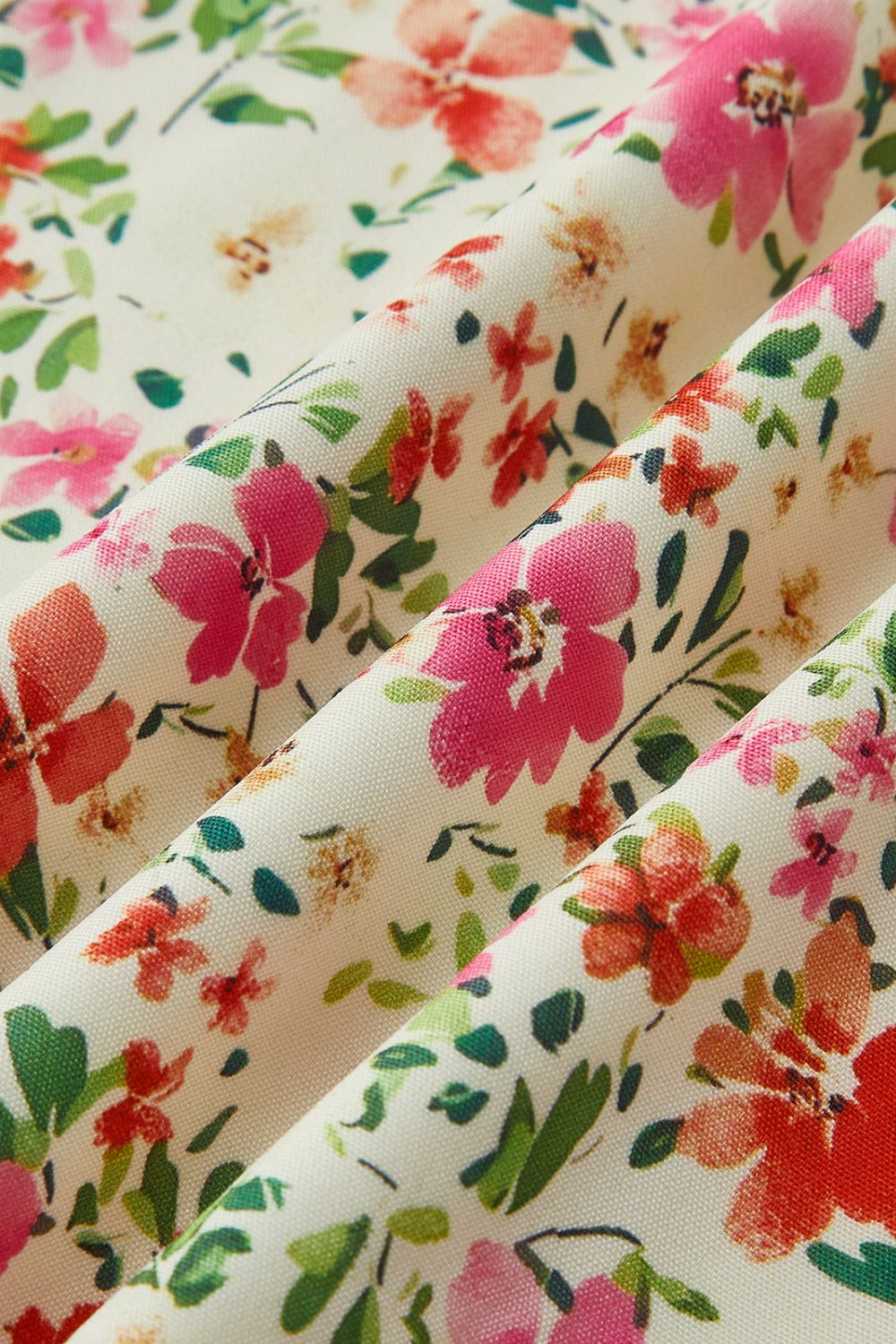 Summer Dress for Women Midi Dress with Floral Pattern and Straps