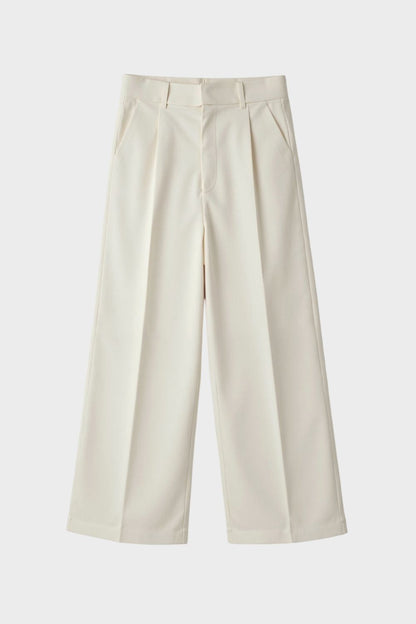 Wide-Leg Trousers for Women with High Waist