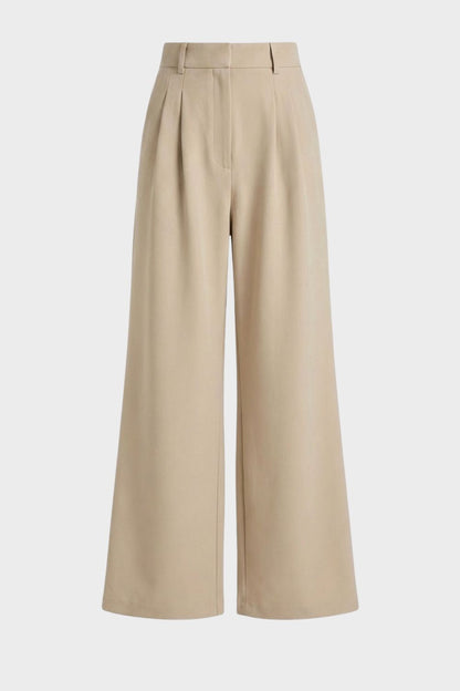 Wide-Leg Trousers for Women with High Waist