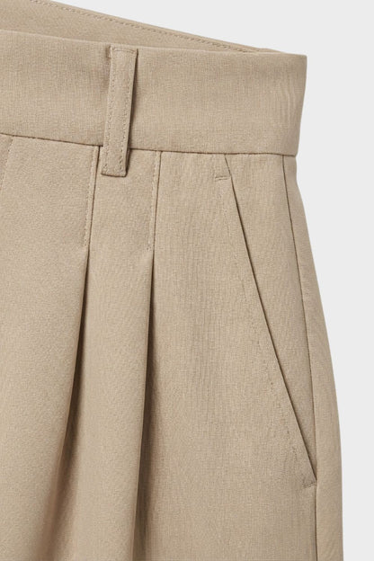 Wide-Leg Trousers for Women with High Waist