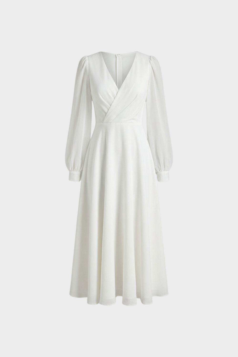 Women's Long-Sleeve Midi | V-Neck