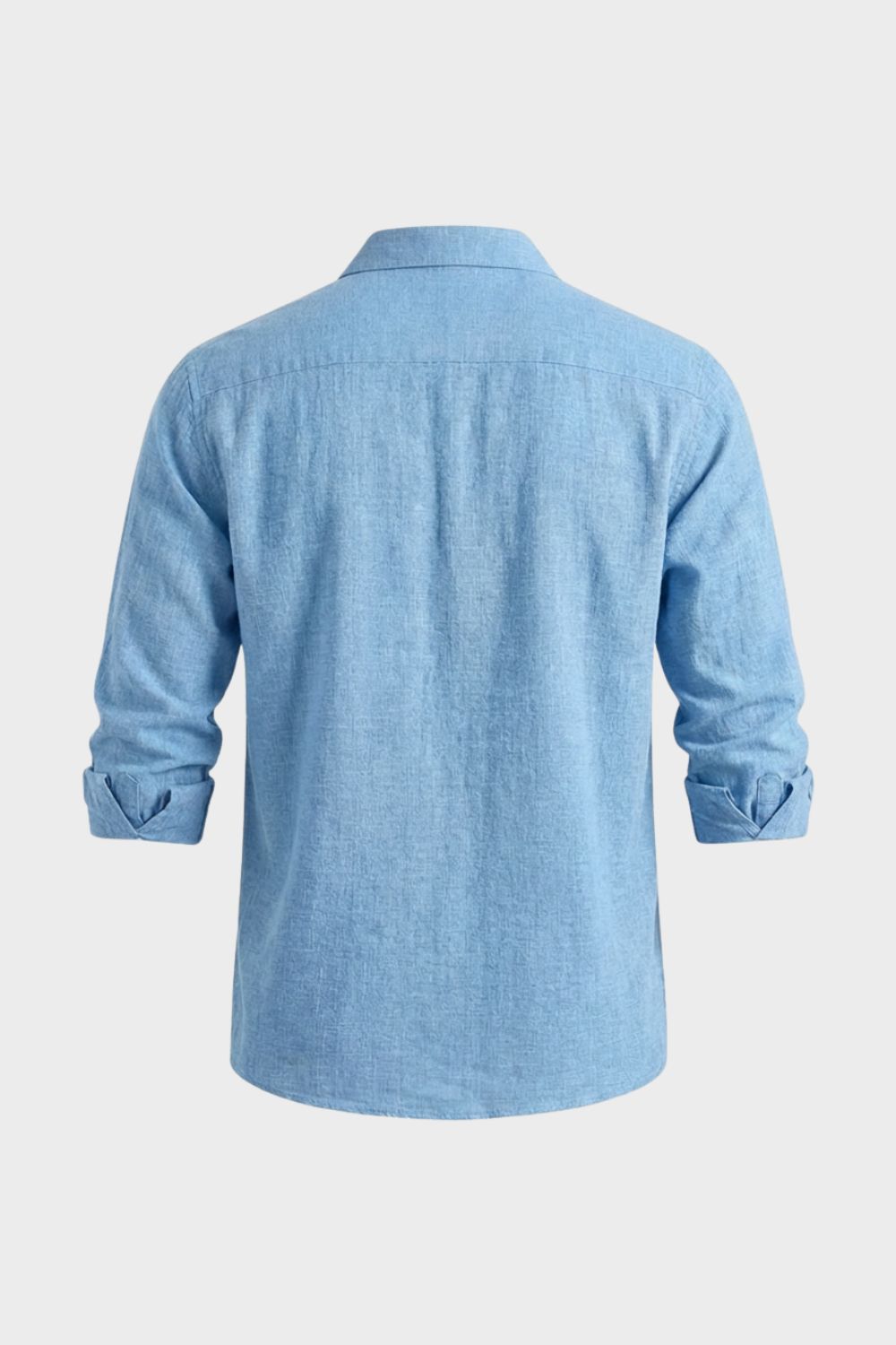 Men's Long Sleeve Shirt with Kent Collar