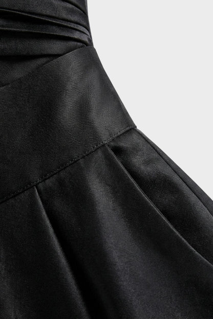 Women's A-Line Wrap Dress with 3/4 Sleeves