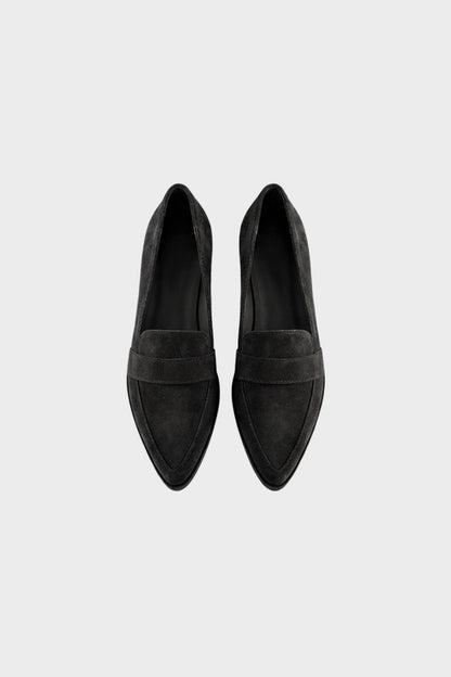 Brown Suede Loafers for Women – Pointed Shape