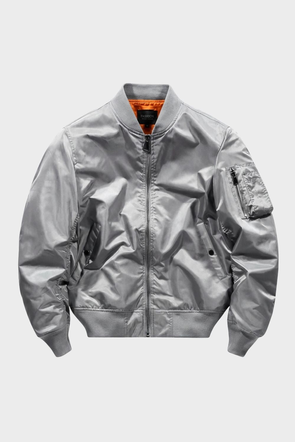 Men's Bomber Jacket Flight Jacket with Zip