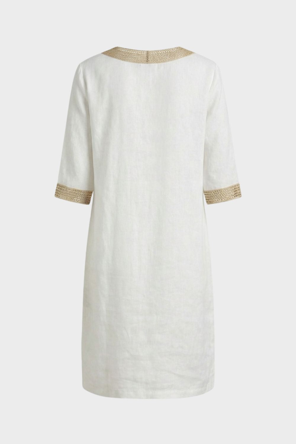 Women's Dress V-Neck with 3/4 Sleeves