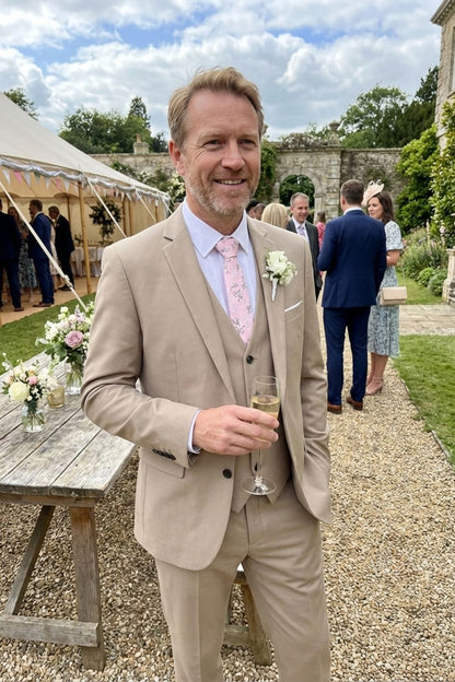 Men's 3-Piece Suit with Waistcoat