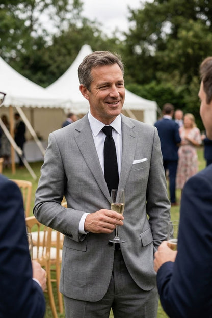 Men's Suit with Waistcoat Single-Breasted Classic Cut