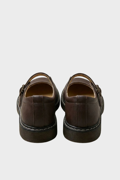 Women's Ballerinas Shoes with Strap and Buckle