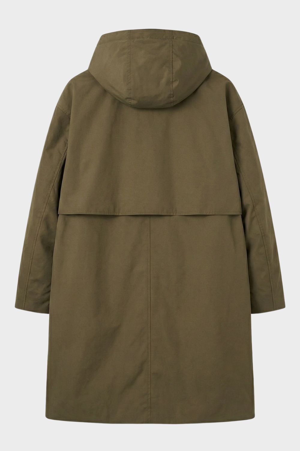 mens long coat hooded winter coat smart casual outerwear – Camden London