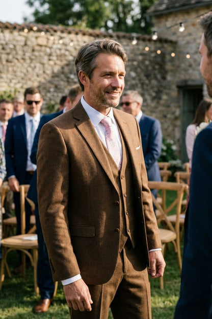Men's 3-Piece Suit with Waistcoat