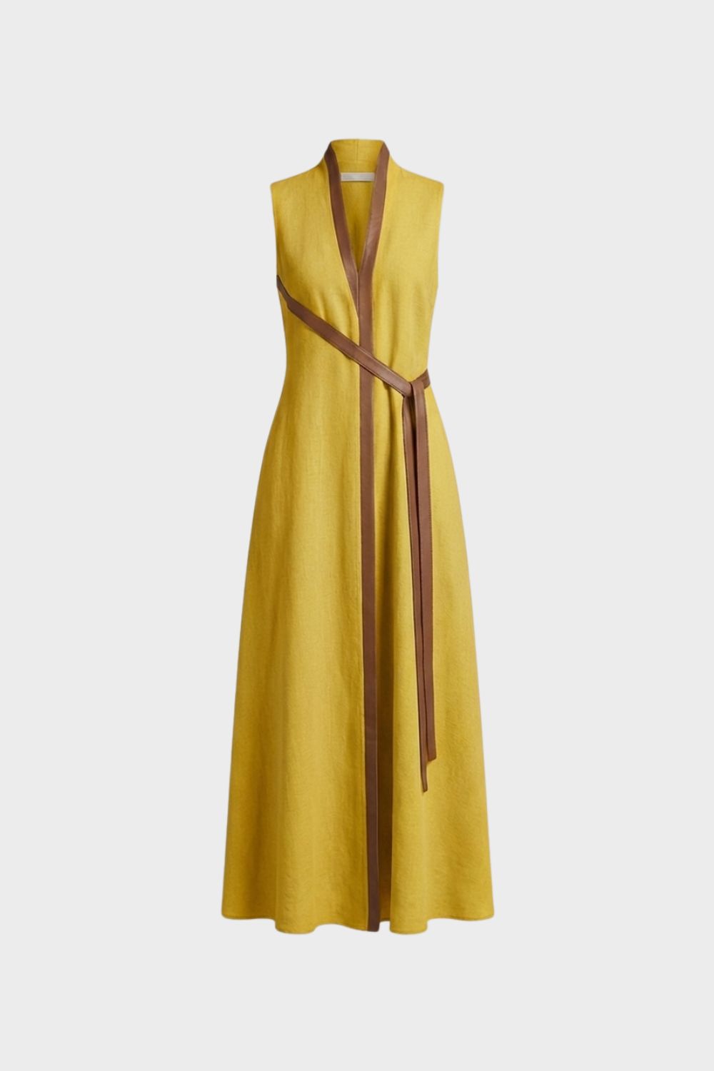 Women's Contrast-Trim Maxi | V-Neck