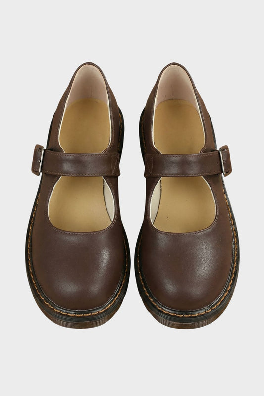 Women's Ballerinas Shoes with Strap and Buckle