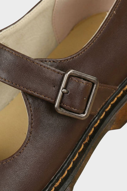 Women's Ballerinas Shoes with Strap and Buckle