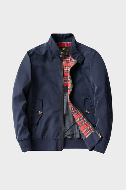 mens classic harrington jacket zip up casual jacket | Camden-London