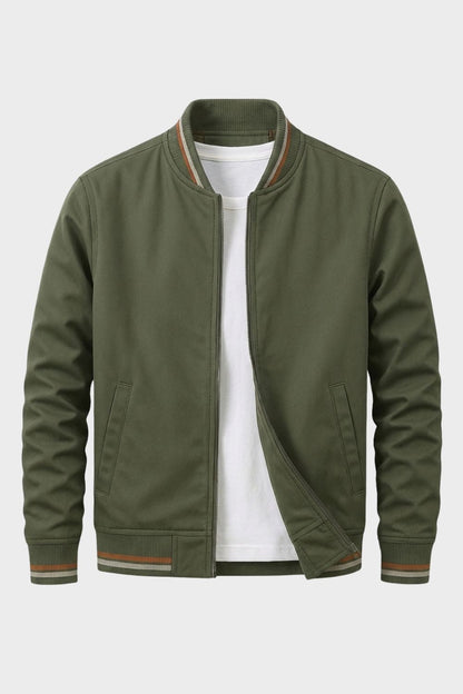 Mens Zip Up Jacket – Casual Lightweight Bomber Jacket